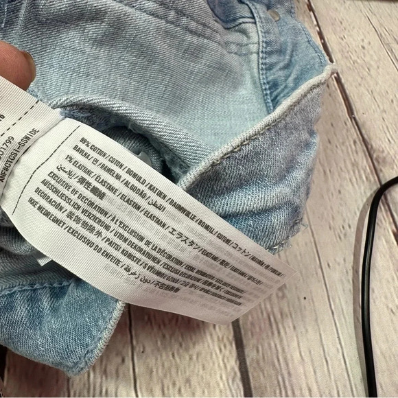 hollister denim jean jacket light wash sz small cotton blend boho western - Picture 8 of 8